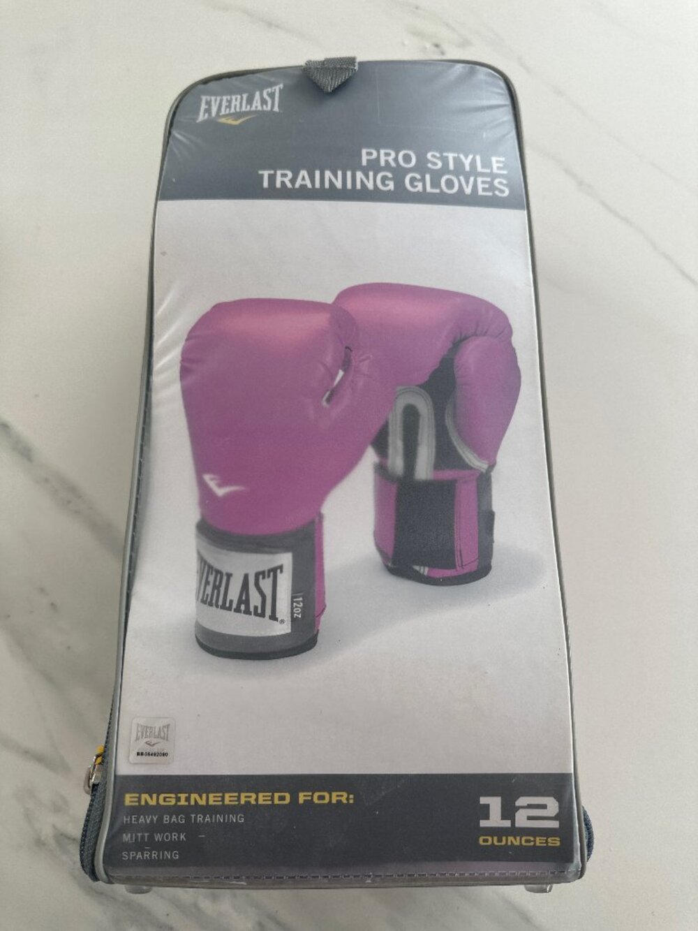 Everlast Pink Pro Style Boxing Gloves 12 oz Like New Used Once